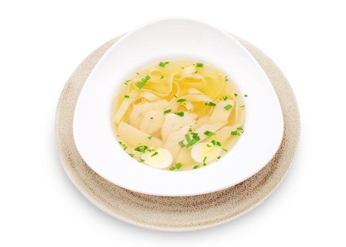 Куриный бульон с пастой Куриный бульон с пастой