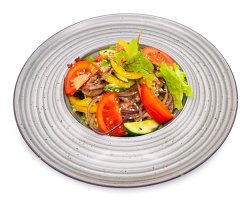 Острый Тайский с телятиной, овощами и устричным соусом (острый)