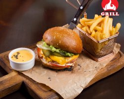 Beef Burger + Fries