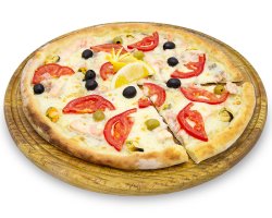 Пицца с морепродуктами