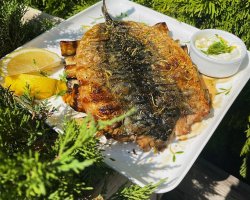 Скумбрия с овощами
