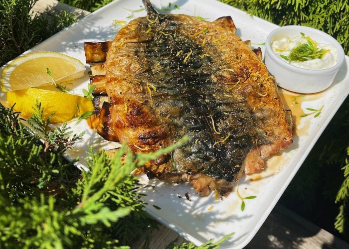 Скумбрия с овощами Скумбрия с овощами